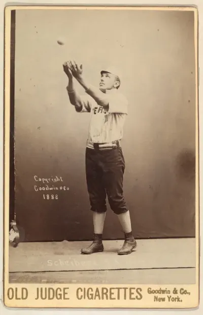 Scheibeck, Shortstop, Detroit, from the series Old Judge Cigarettes