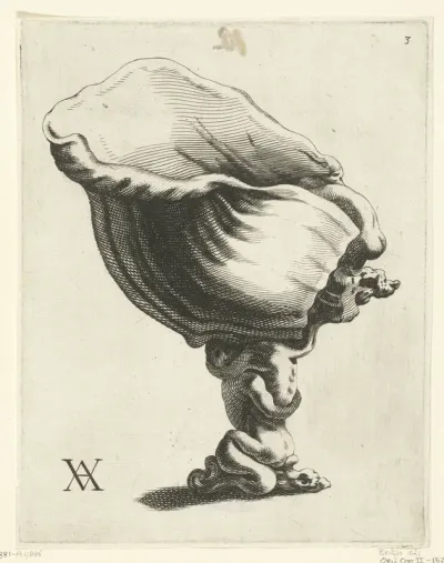 Schelpvormige beker