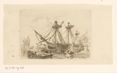 Schepen in de haven