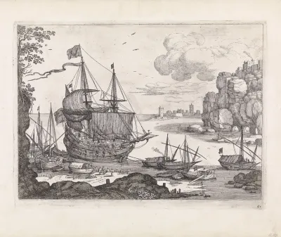 Schepen in een haven
