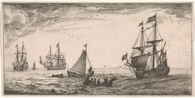 Schepen op zee
