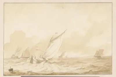 Schepen op zee