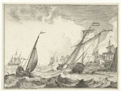 Schepen op zee