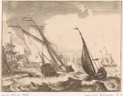 Schepen op zee