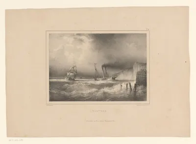 Schepen voor de kust van Dover