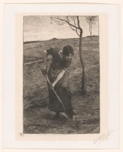 Scheppende vrouw