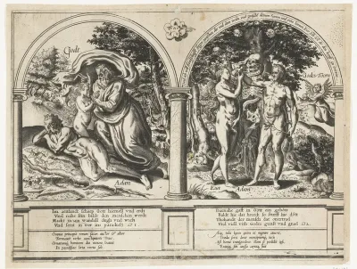 Schepping van Eva en de zondeval