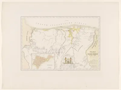 Schets Kaart van de Kolonie Suriname of Ned.sche Guiana
