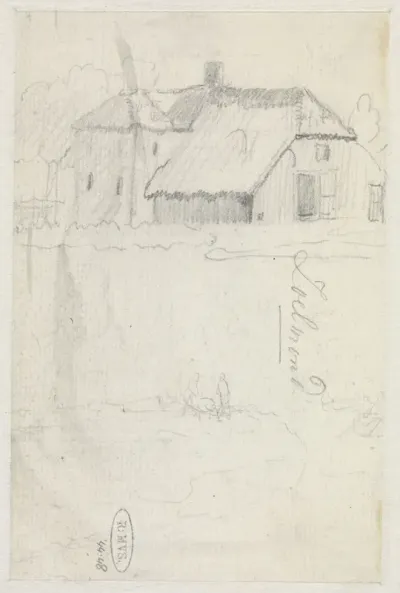 Schets van een boerderij te Zoelmond, in de Betuwe