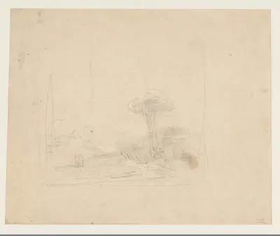 Schets van een landschap