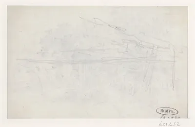 Schets van een landschap