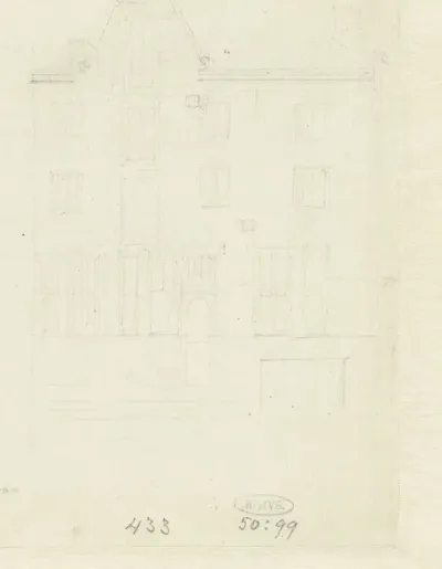 Schets van een pakhuis te Amsterdam (?)
