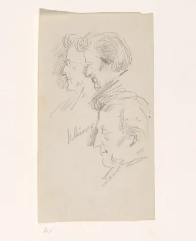 Schets van mannen