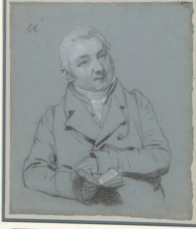 Schets voor het portret van Hendrik Hooft Hasselaar (?)