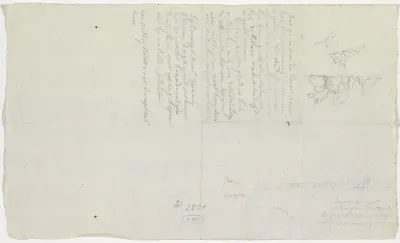 Schetsen van de watersnood, 1809