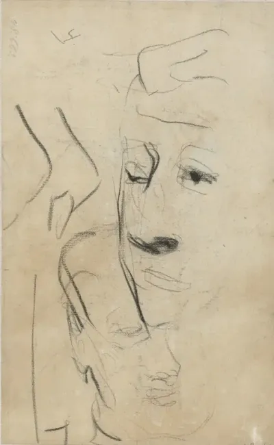 Schetsen van hoofden