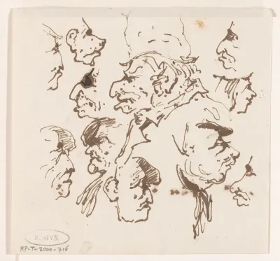 Schetsen van koppen