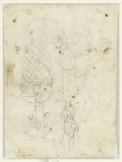 Schetsen van vaatwerk