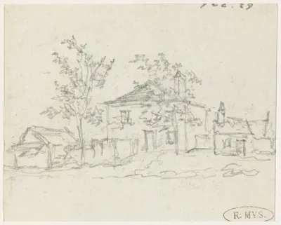 Schetsje van een boerderij