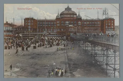 Scheveningen, Gezicht op Strand en Kurhaus