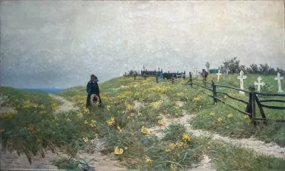 Schifferfriedhof in den Dünen von Ahrenshoop