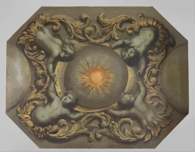 Schildering horend bij een plafond