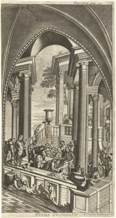 Schilderingen oostzijde, Sint Michielsabdij Antwerpen