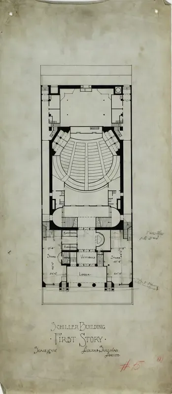 Schiller Building Rental Plans, Chicago, Illinois, Plan