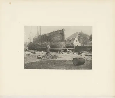 Schip aan wal