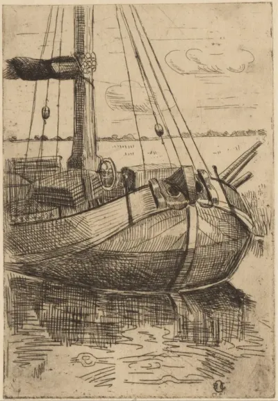 Schip bij Beets