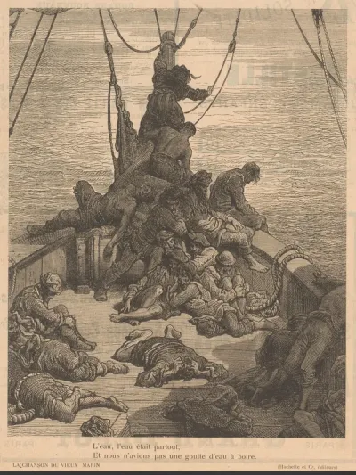 Schip met lijdende bemanning