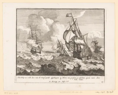 Schip op zee