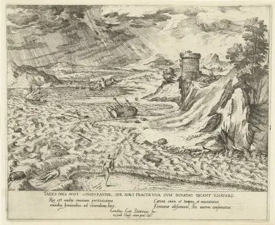 Schipbreuk met Nuda Virtus