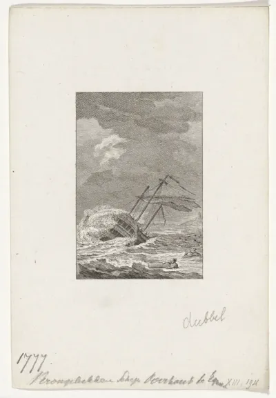 Schipbreuk van de Overhout, 1777