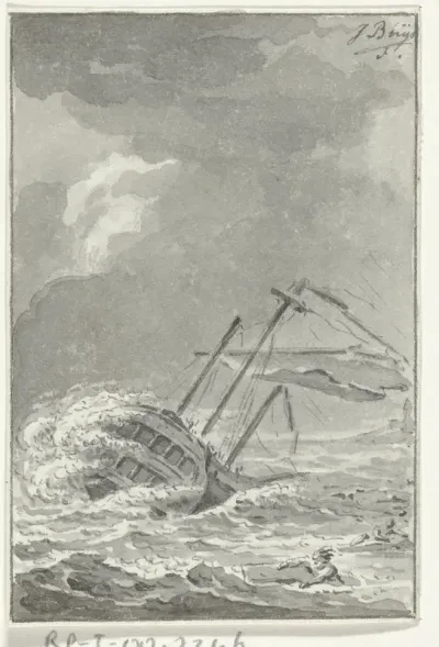 Schipbreuk van de Overhout, 1777