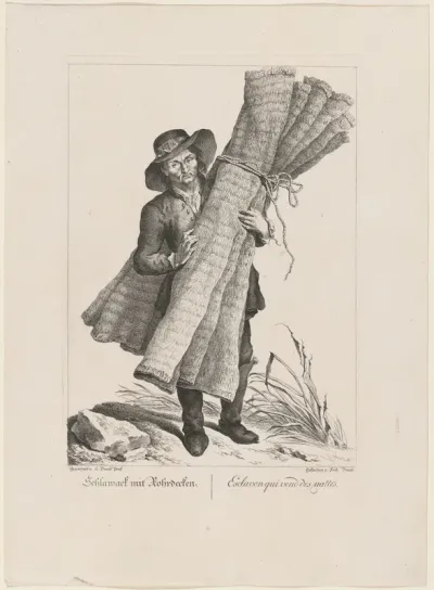 Schlawack mit Fohrdecken (Slavic Mat Seller)