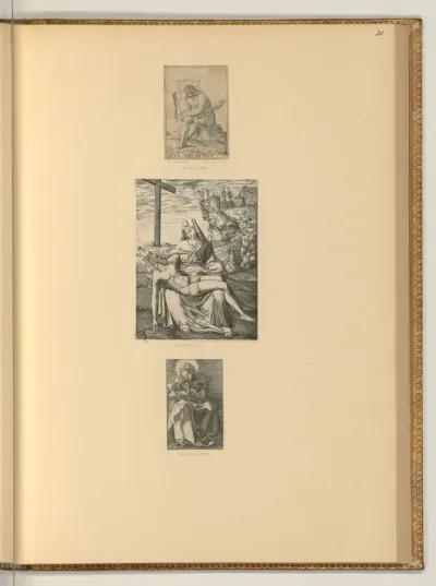 Schmerzensmann; Pietà; Maria lactans