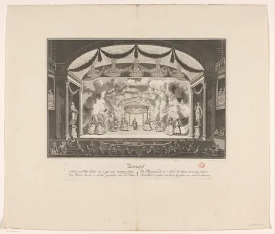 Schouwburg met toneeldecor: Zonnehof