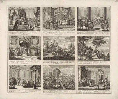 Schouwburg van den oorlog (blad XXI), 1720
