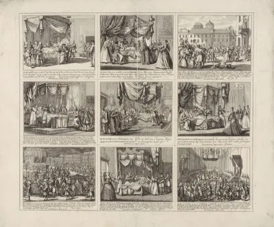 Schouwtoneel van den oorlog (blad XXVIII), 1727