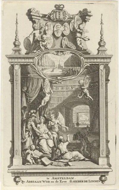 Schrijfkunst in een bibliotheek