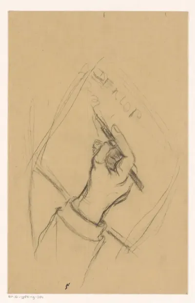 Schrijvende hand