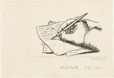 Schrijvende hand