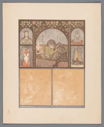 Schrijvende monnik