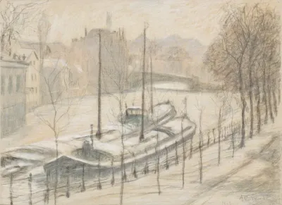 Schuiten onder de sneeuw