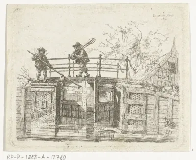 Schutsluis bij Amsterdam