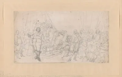 Schutters van de compagnie van kapitein Joan Huydecoper en luitenant Frans van Waveren, 1648