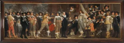 Schutters van wijk VIII in Amsterdam onder leiding van kapitein Roelof Bicker