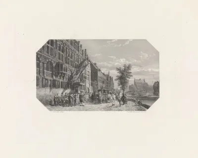 Schuttersdoelen te Amsterdam, ca 1650