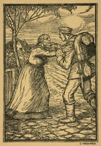 Schütze-Schur, Ilse: Mutter und Sohn (aus: Wachtfeuer)